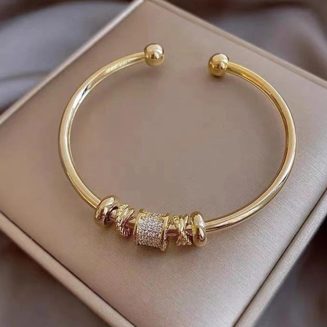 Adjustable Gold Charm Bracelet