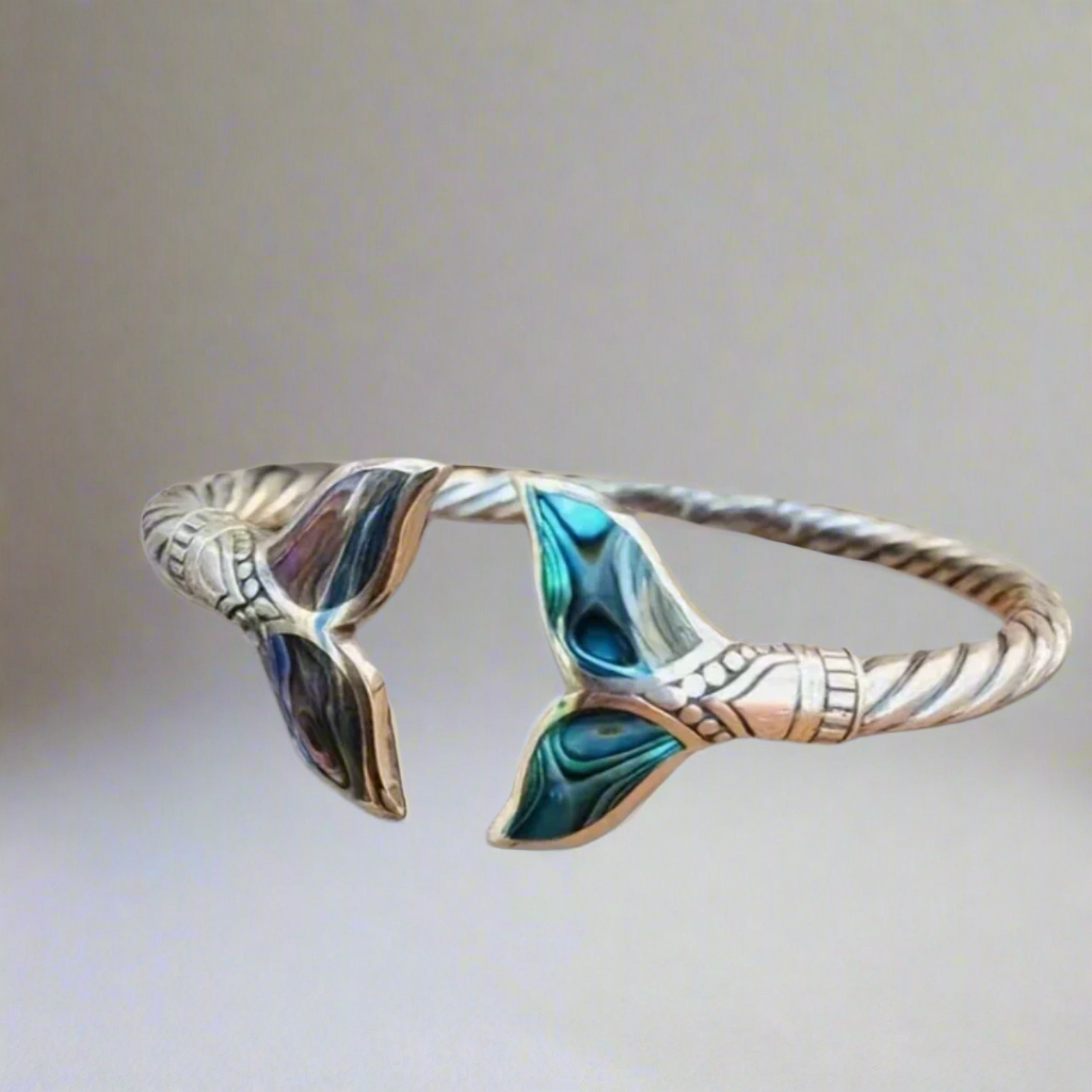 Silver Tail Accent Ocean Bracelet