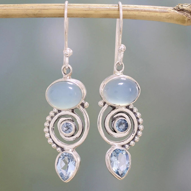 Long Mechanical Punk Earrings