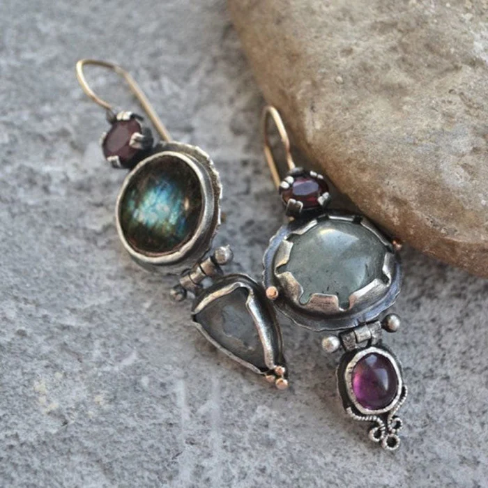 Timeless Green Crystal Drop Earrings