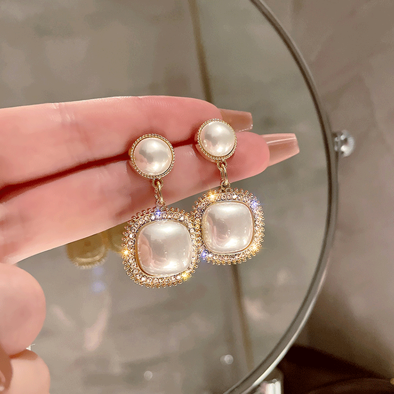 Radiant Square Glow Earrings