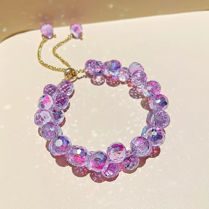Lavender Light Gem Bracelet