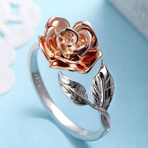 Sunset Bloom Vintage Ring