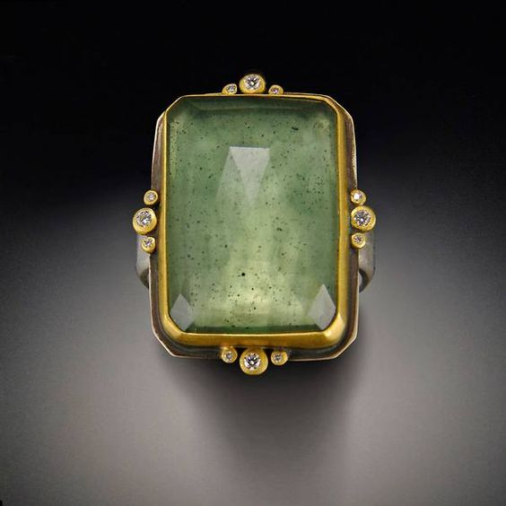 Classic Green Gem Ring