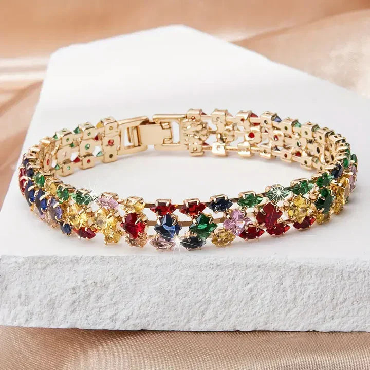 Vivid Multicolor Charm Bracelet