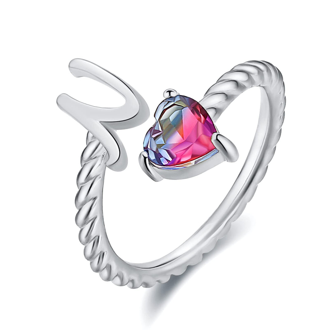 Adjustable Initial Letter Ring