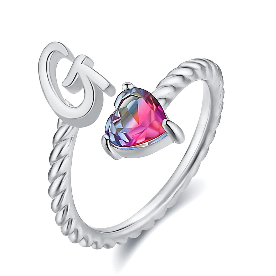 Adjustable Initial Letter Ring