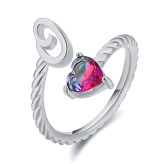Adjustable Initial Letter Ring