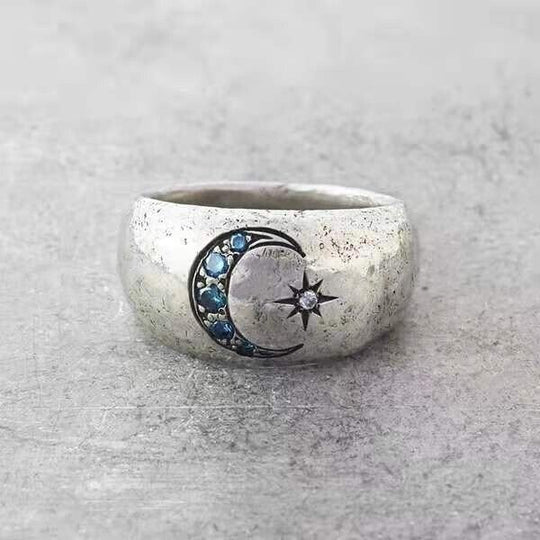 Twilight Moon Star Ring