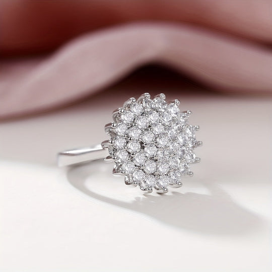 Elegant Lotus-Shaped Ring