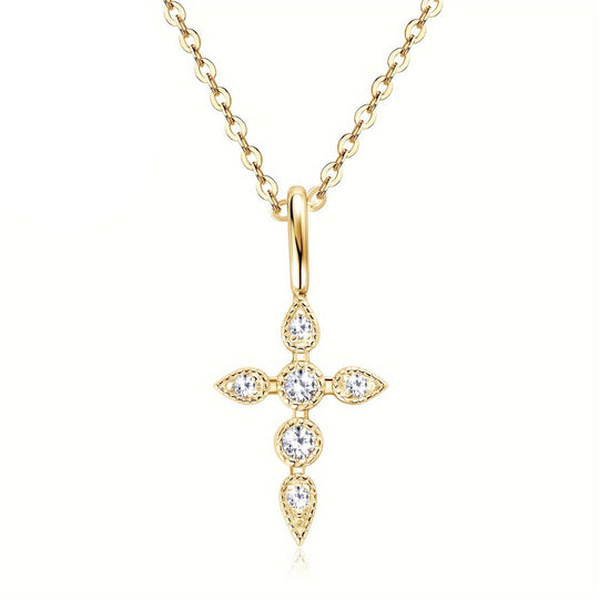 Elegant Cross Pendant Necklace