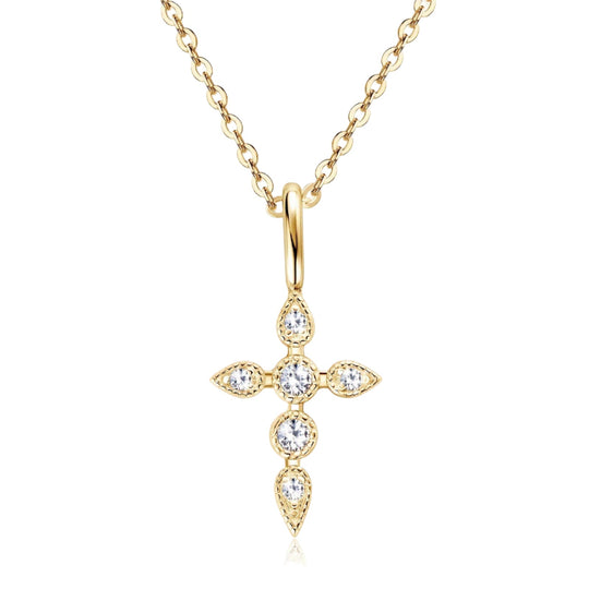 Elegant Cross Pendant Necklace