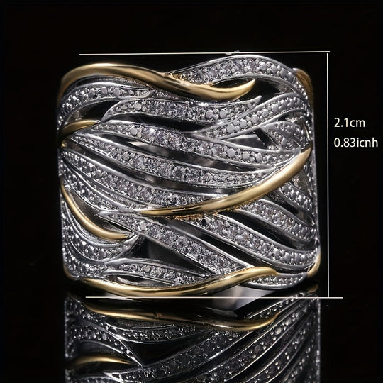 Timeless Retro Multi-Layer Wrap Ring
