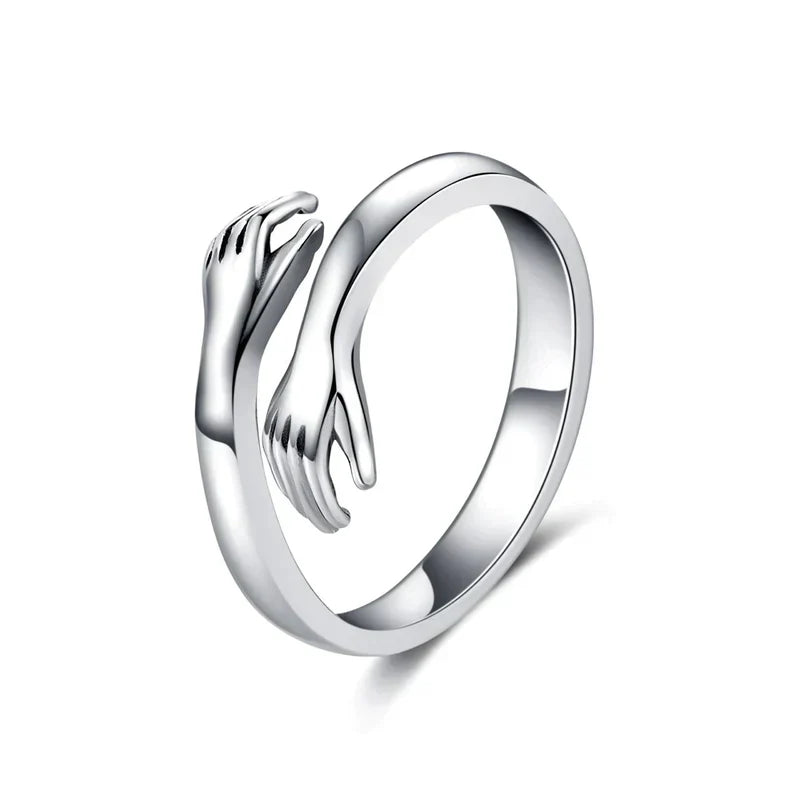 Embrace Silver Ring