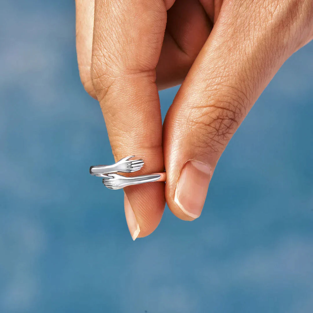 Embrace Silver Ring