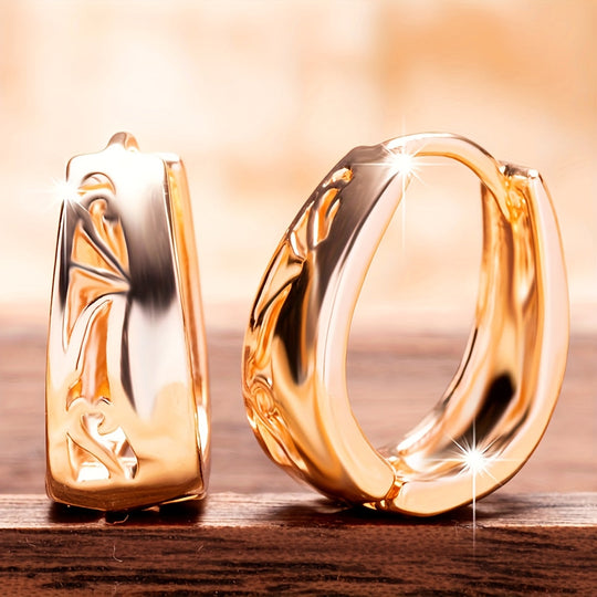 Hollow Hoop Earrings