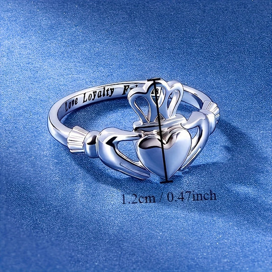Elegant Commitment Words Women’s Ring