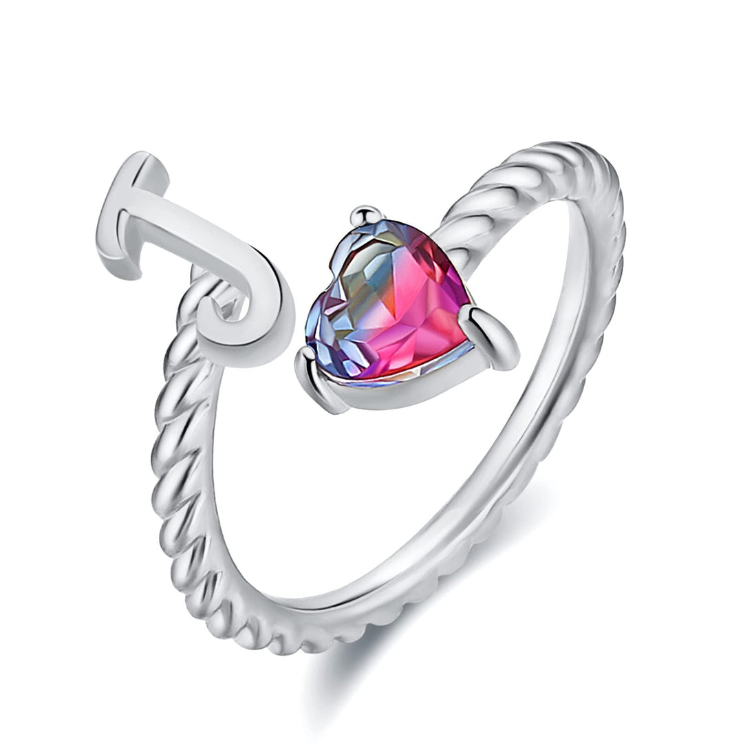 Adjustable Initial Letter Ring