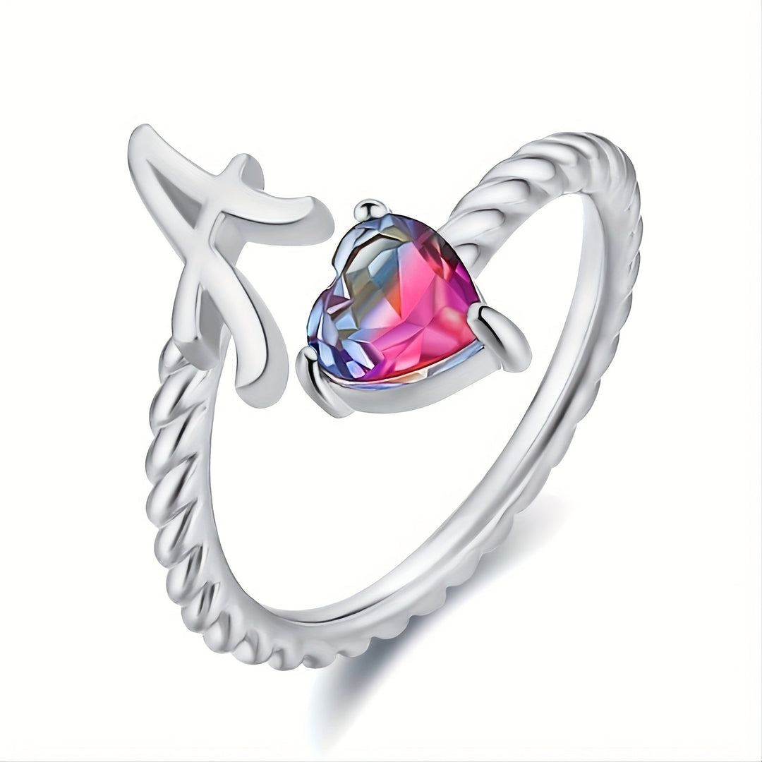 Adjustable Initial Letter Ring