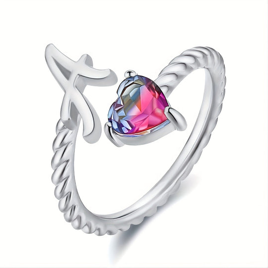 Adjustable Initial Letter Ring