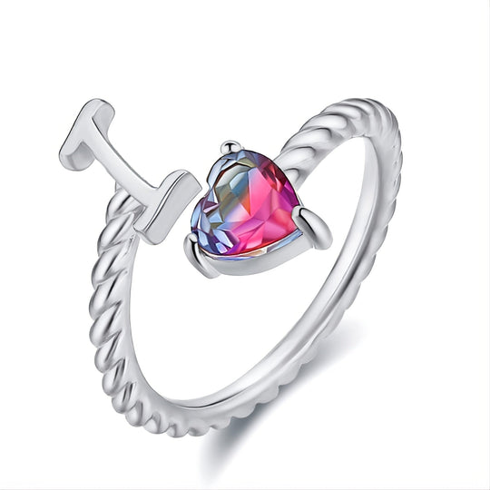 Adjustable Initial Letter Ring
