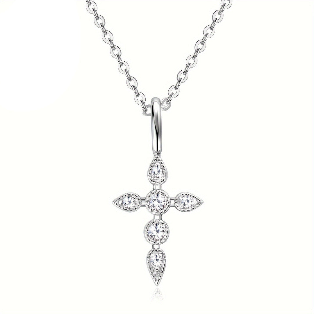 Elegant Cross Pendant Necklace