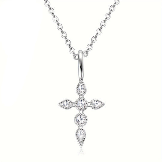 Elegant Cross Pendant Necklace
