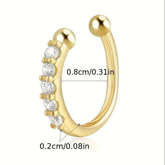 Fashionable Non-perforated Nose Ring