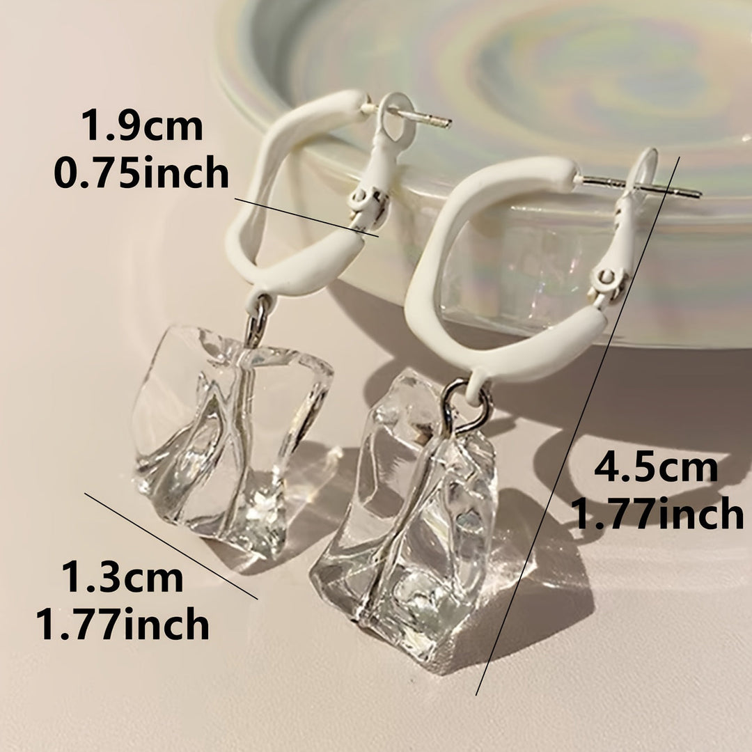 Chic Transparent Dangle Earrings