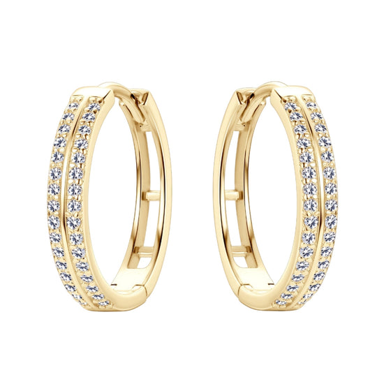 Elegant Silver Hoop Earrings