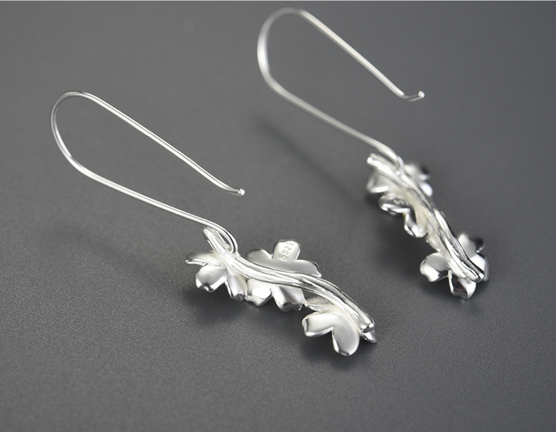 Forget-me-not Blossom Drop Earrings
