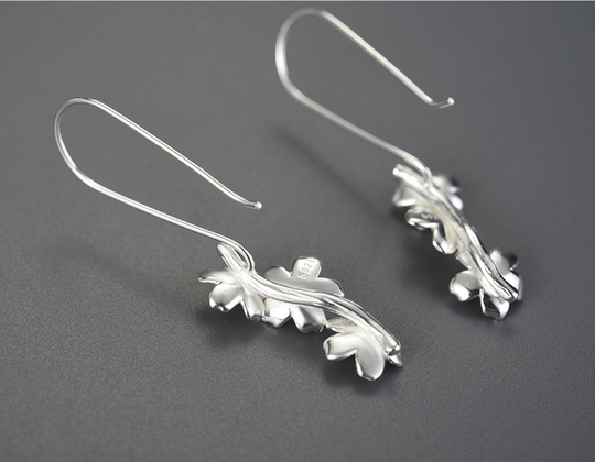 Forget-me-not Blossom Drop Earrings
