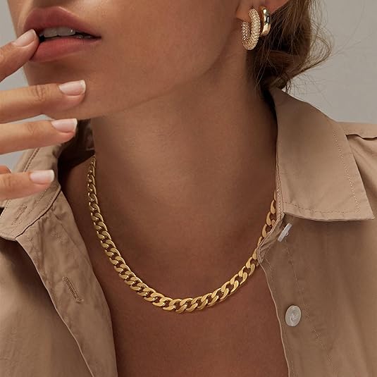 Thick Cuban Chain Necklace