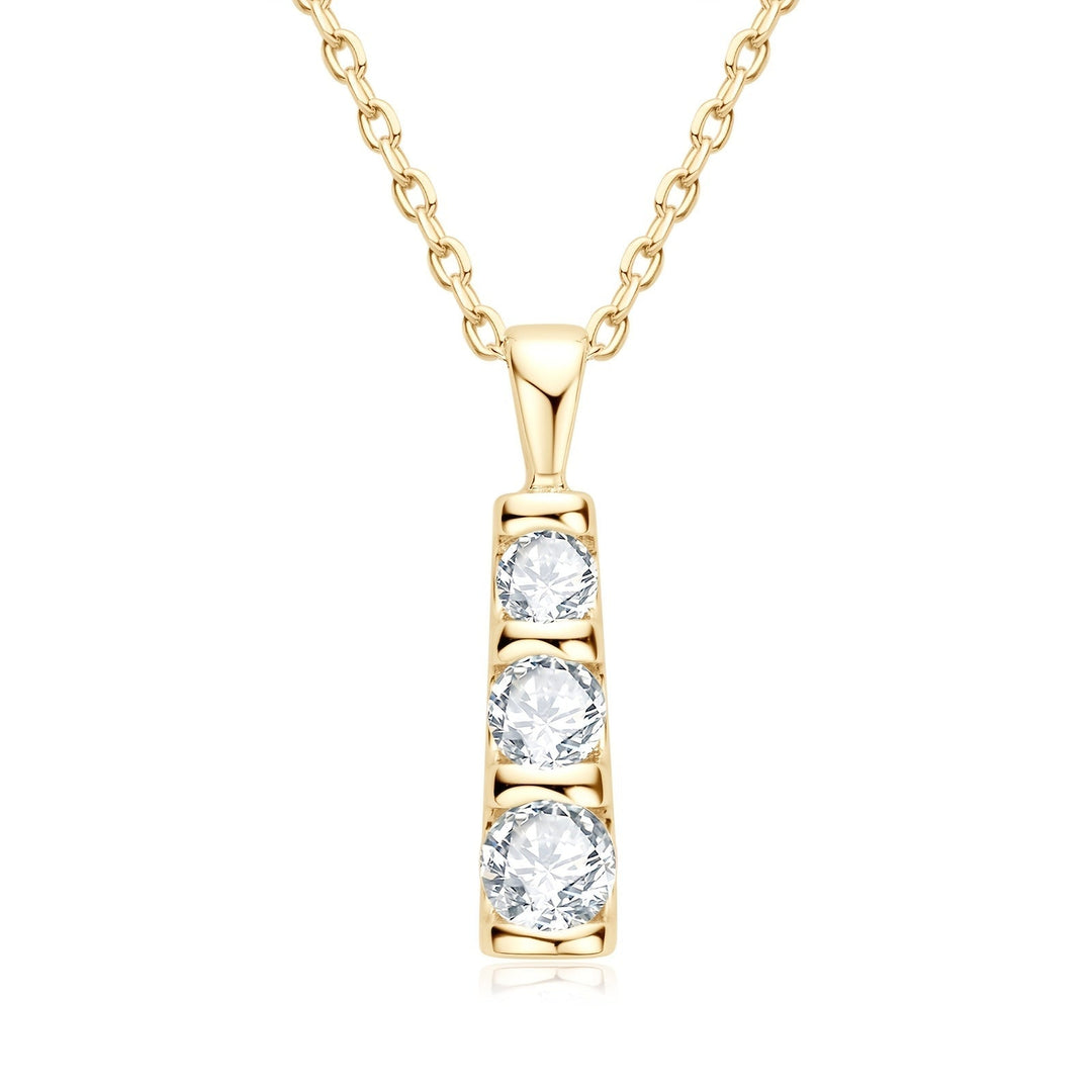 Moissanite Pendant Necklace