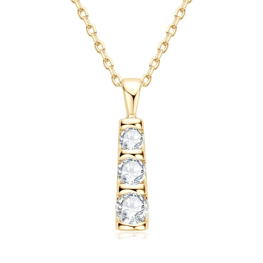 Moissanite Pendant Necklace