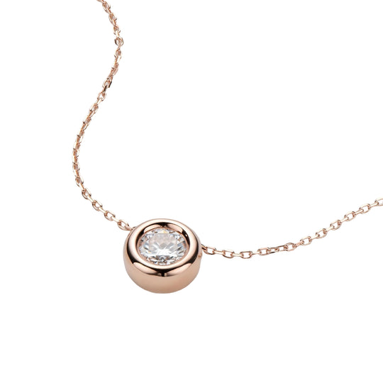 Silver Moissanite Pendant Necklace