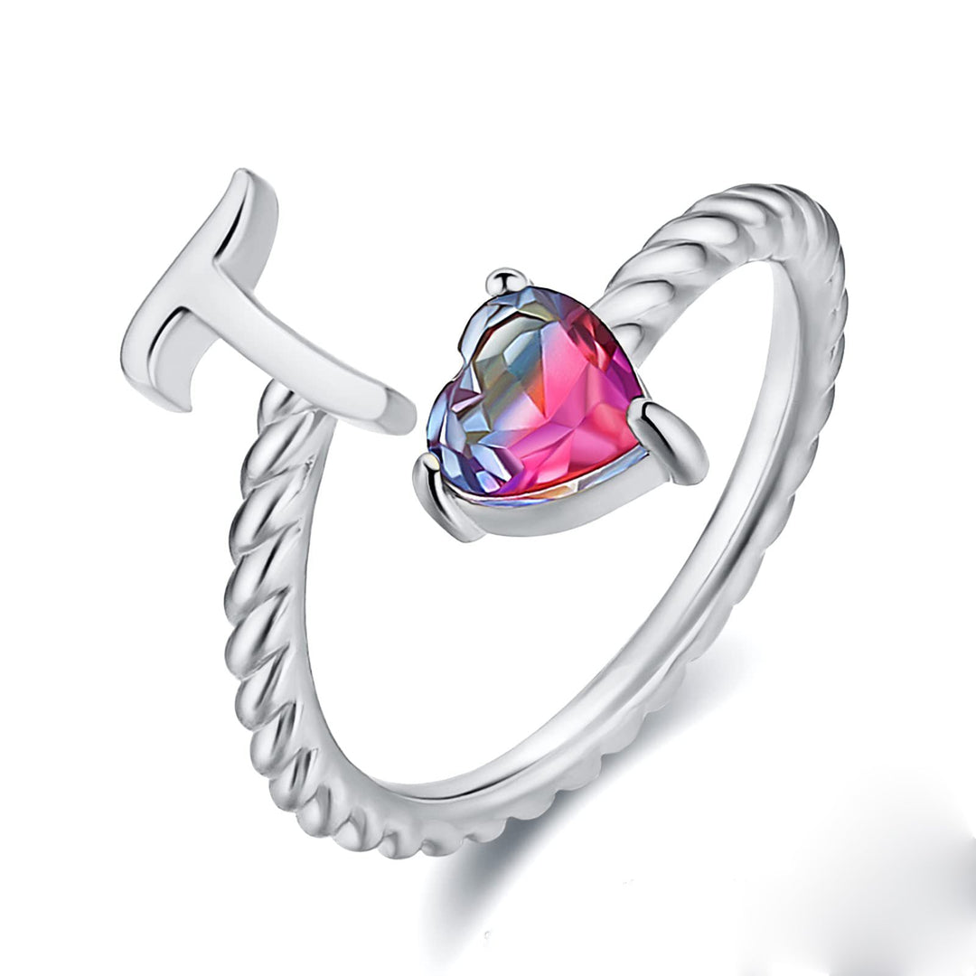 Adjustable Initial Letter Ring