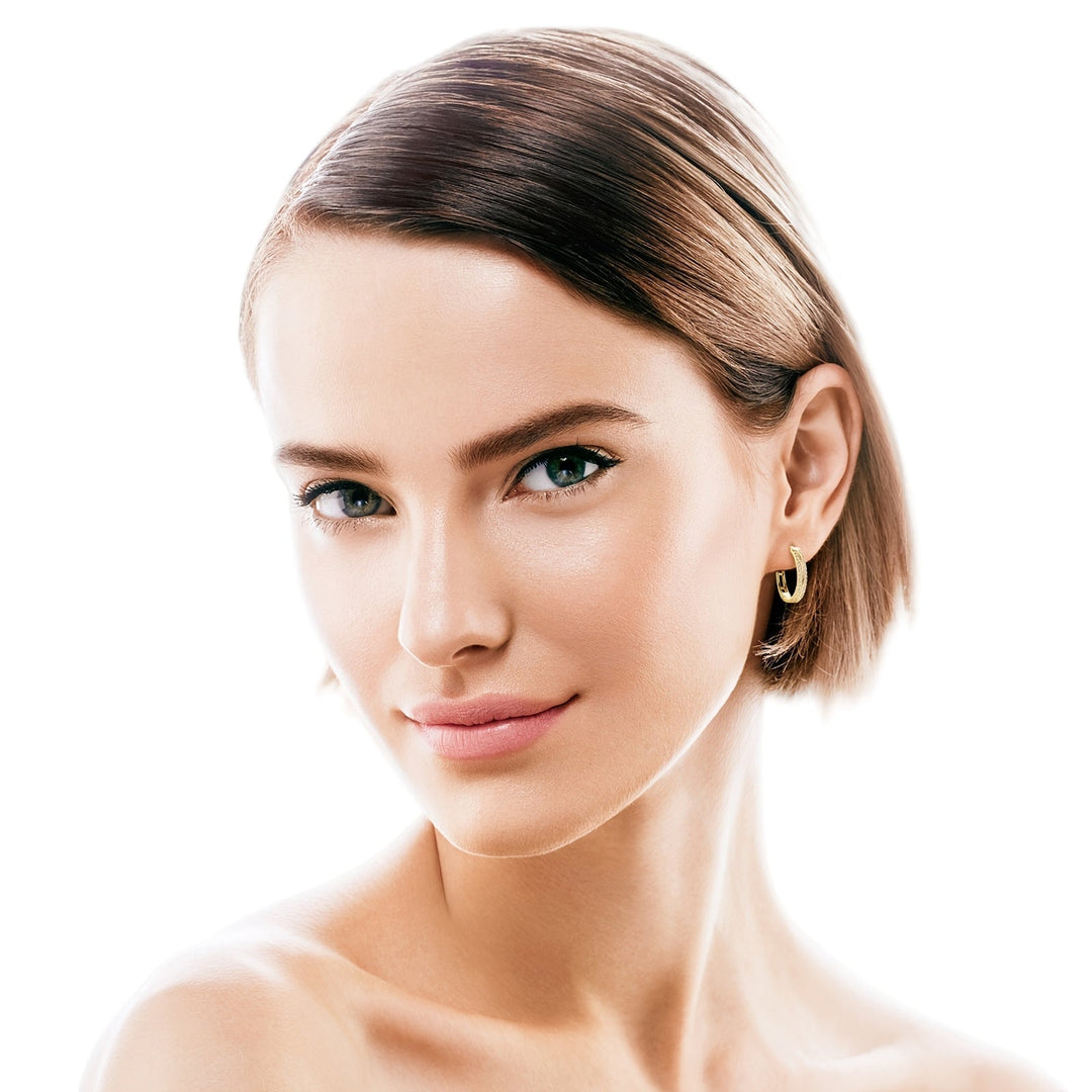Elegant Silver Hoop Earrings