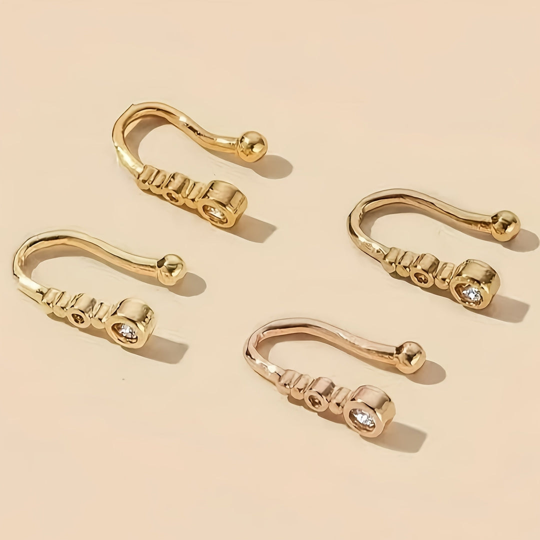 U-Shaped No-Piercing Nose Ring