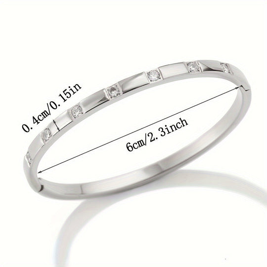 Simple Cubic Zirconia Bracelet