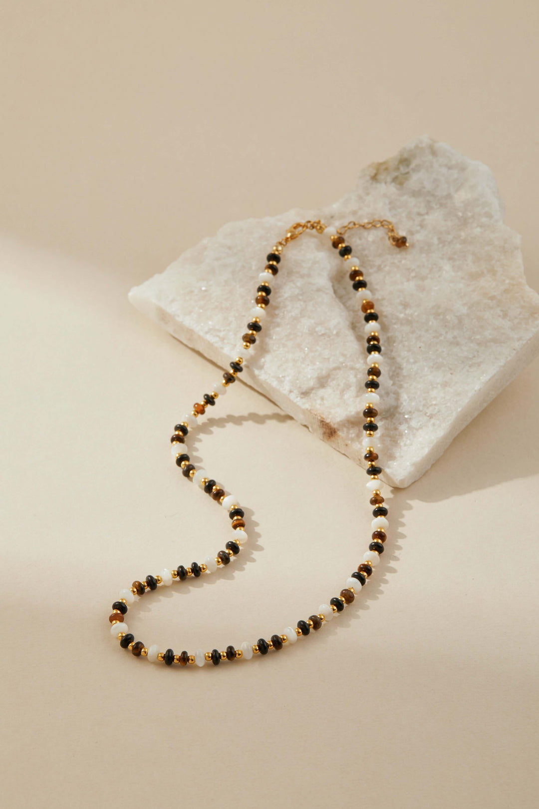 Earthy Gemstone Pendant Necklace