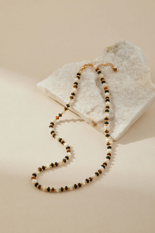 Earthy Gemstone Pendant Necklace