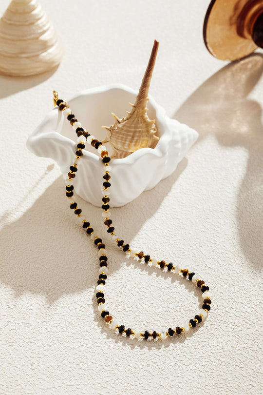 Earthy Gemstone Pendant Necklace