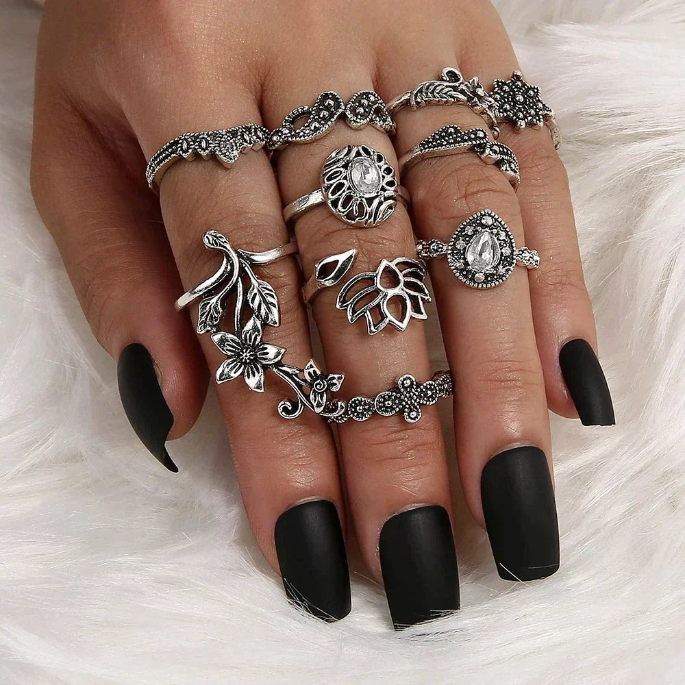Timeless Forest Magic Rings Set
