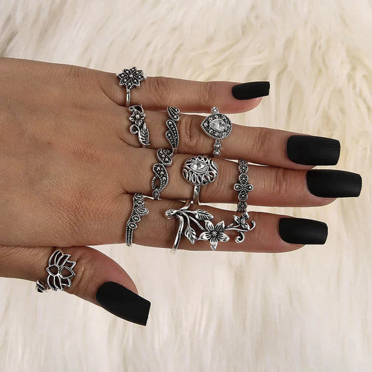 Timeless Forest Magic Rings Set