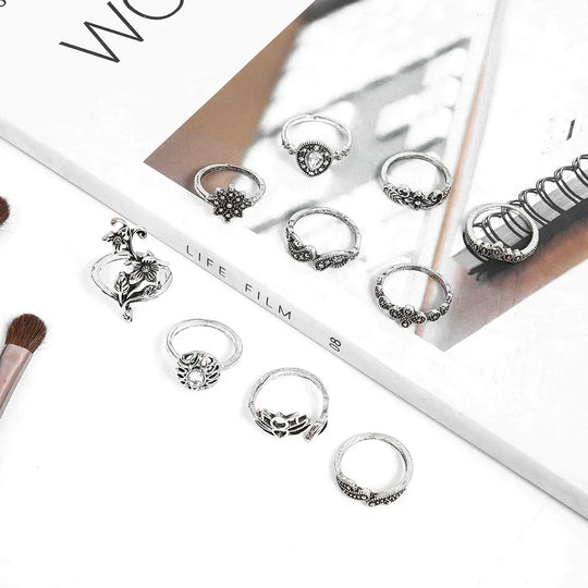 Timeless Forest Magic Rings Set