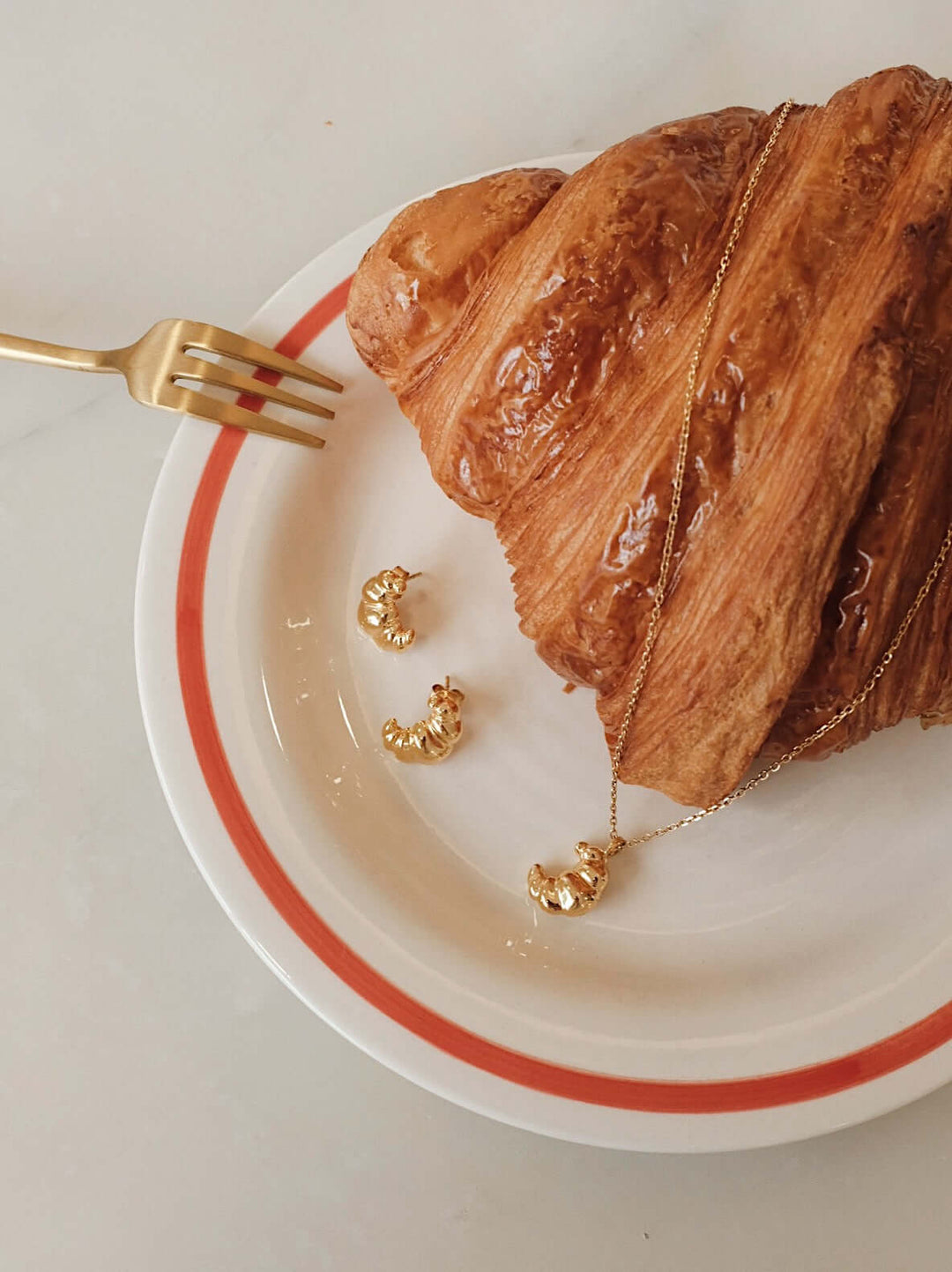 Croissant Accent Necklace