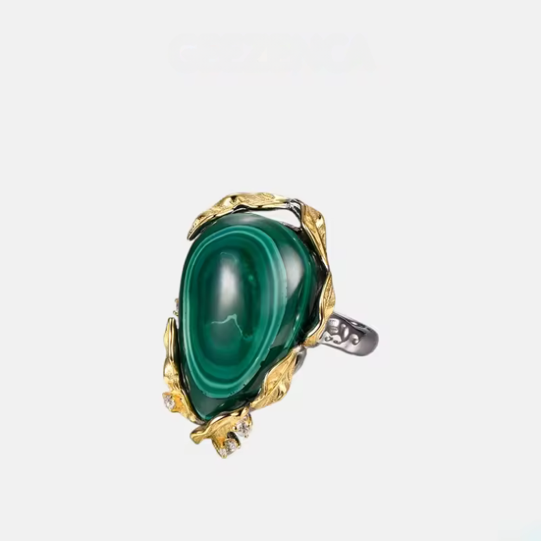Mystic Gemstone Drop Ring