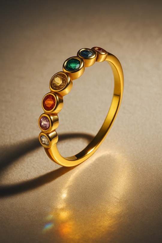 Ischia - Radiant Arc Ring