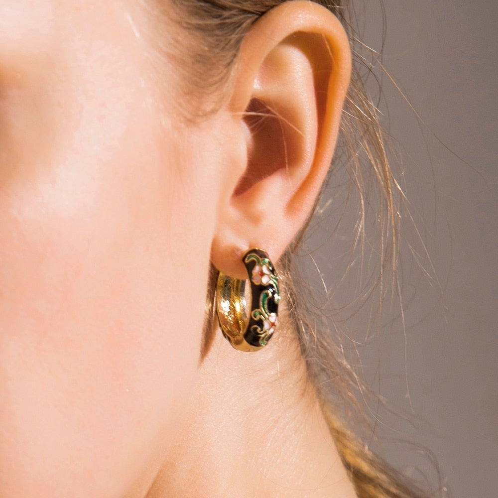 Floral Statement Earrings